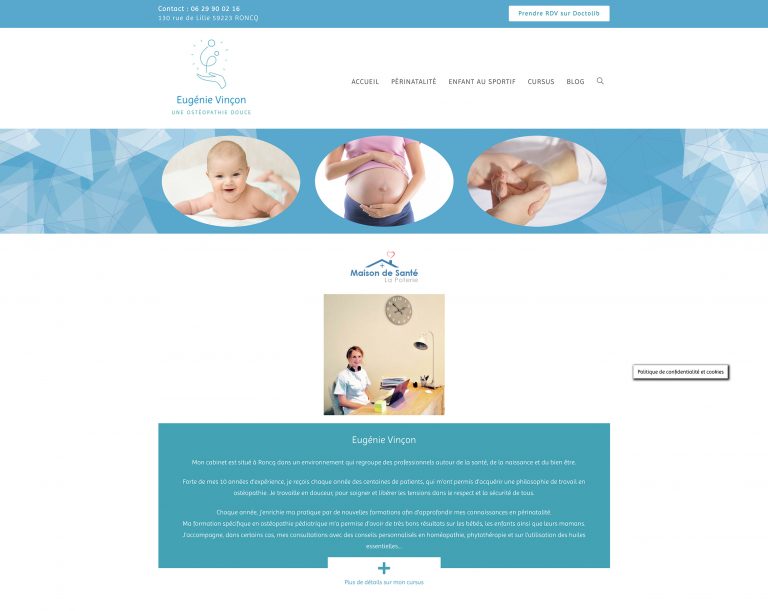 Page Accueil - Eugénie Vinçon - Ostéopathe